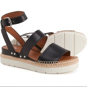 Franco Sarto Calvin Sandals - Leather Size 7